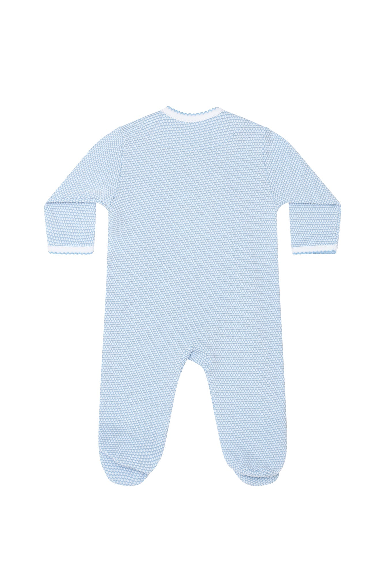 Image of Blue Bubble Crossover Footie
